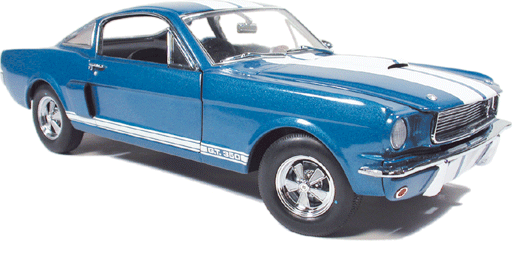1966 Shelby GT350H - Sapphire Blue with White Stripes (Lane Exact Detail) 1/18