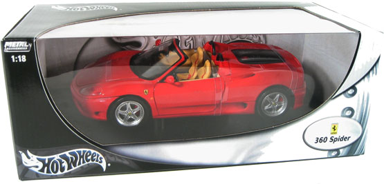 Ferrari 360 Spider - Red (Hot Wheels) 1/18