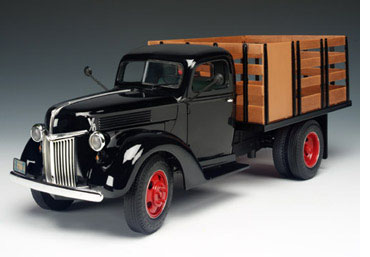 1940 Ford Stake Bed Truck - Black (Highway 61) 1/16