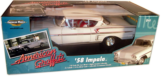 1958 Chevrolet Impala'American Graffiti' Ertl 1 18 Ertl No 32079