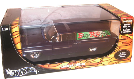 1959 Chevrolet Panel Wagon Modified - Ed "Big Daddy" Roth - Dark Purple (Hot Wheels) 1/18