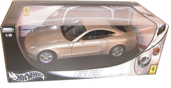 2004 Ferrari 612 Scaglietti - Silver Gray (Hot Wheels) 1/18