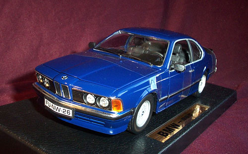 1986 BMW 635 CSi - Brilliant Blue (Anson) 1/18