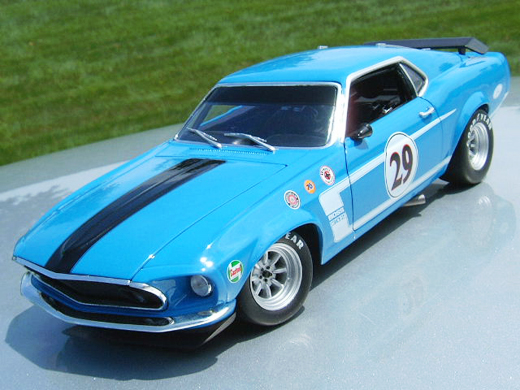 1969 Trans-Am Boss Mustang 302 #29 (Welly) 1/18