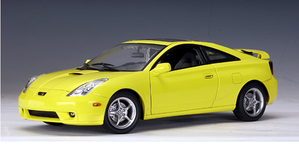 2000 Toyota Celica GTS - Yellow (AUTOart) 1/18
