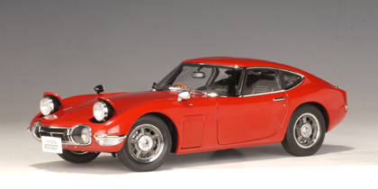 1965 Toyota 2000 GT Coupe - Red (AUTOart) 1/18