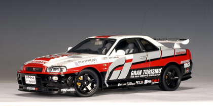 2002 Nissan Skyline GT-R R34 Gran Turismo (AUTOart Motorsport) 1/18