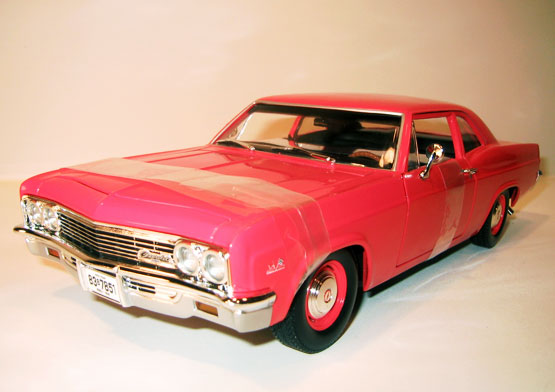 1966 Chevy Biscayne - Red (Ertl) 1/18