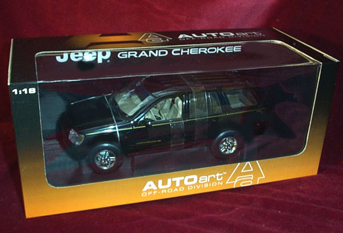 1999 Jeep Grand Cherokee - Black (AUTOart) 1/18