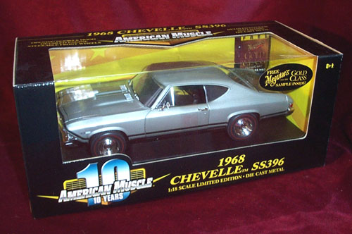 1968 Chevy Chevelle SS396 - Silver (Ertl) 1/18