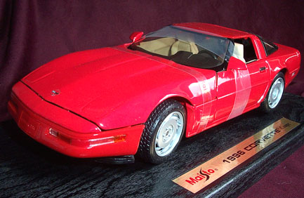 1996 Chevrolet Corvette - Red (Maisto) 1/18