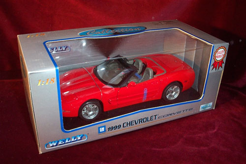 1999 Chevrolet Corvette C5 - Convertible - Red (Welly) 1/18