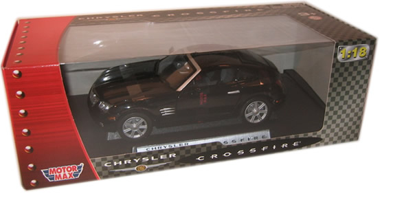 2004 Chrysler Crossfire - Black (MotorMax) 1/18
