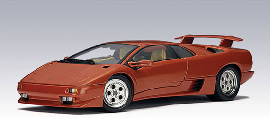 1998 Lamborghini Diablo Coupe VT - Rust (AUTOart) 1/18