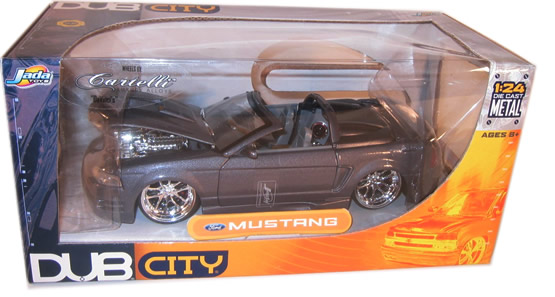 2002 Ford Mustang - Gray w/ Cartelli DaVinci Rims (DUB City) 1/24