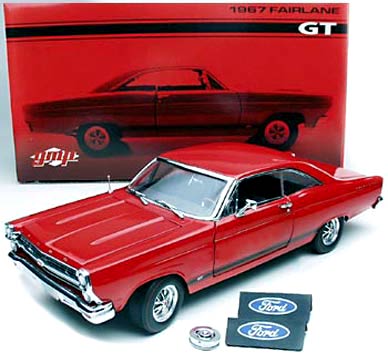 1967 Ford Fairlane GT 390 - Candy Apple Red (GMP) 1/18
