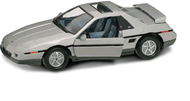 1985 Pontiac Fiero GT - Silver (YatMing) 1/18