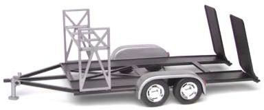 Accessories Tandem Trailer with Tire Rack (GMP) 1/24
