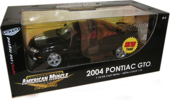 2004 Pontiac GTO - Phantom Black (Ertl Elite Edition) 1/18