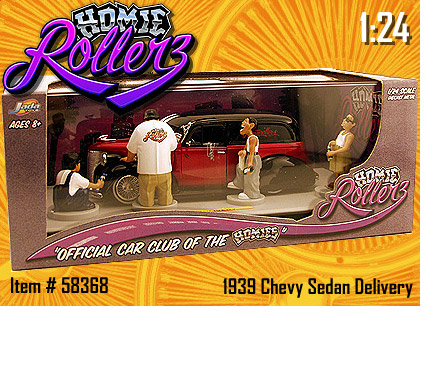 1939 Chevy Sedan Delivery - Metallic Red and Black (Jada Toys) 1/24