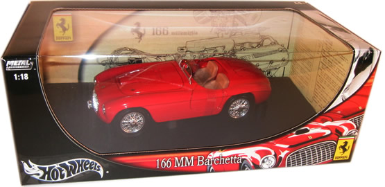 Ferrari 166 MM Barchetta - Red (Hot Wheels) 1/18