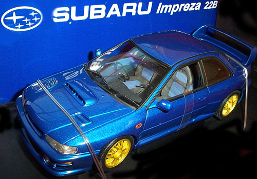 Subaru Impreza 22B - Metallic Blue (AUTOart) 1/18