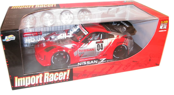 Nissan 350Z - Red (Import Racer) 1/18