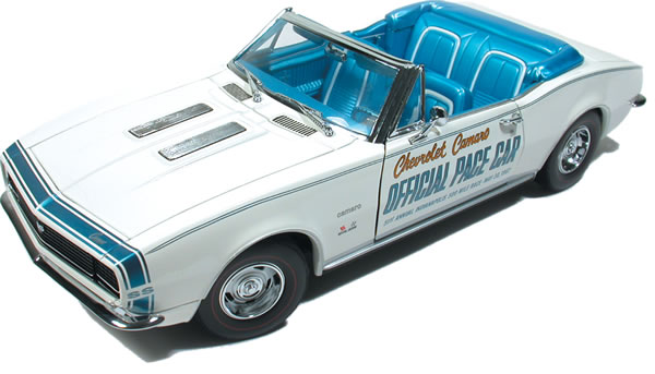 1967 Chevy Camaro RS/SS Convertible Indy 500 Pace Car (Lane Exact Detail) 1/18