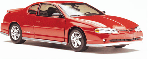 2003 Chevy Monte Carlo SS - Victory Red (Sun Star) 1/18