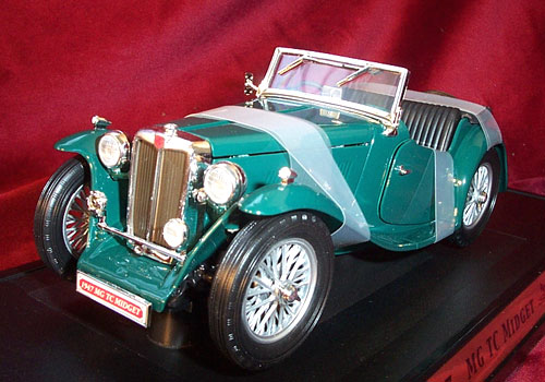 1947 MG TC "Midget" - Green (YatMing) 1/18