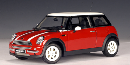 2001 Mini Cooper - Red (AUTOart) 1/18