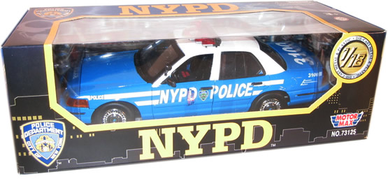 2001 Ford Crown Victoria - NYPD - Blue (MotorMax) 1/18