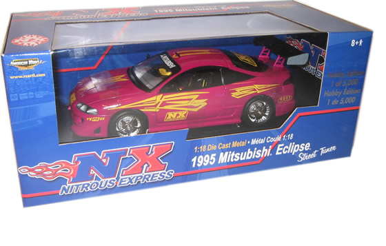 1995 Mitsubishi Eclipse - Nitrous Express Racing Series (Ertl) 1/18