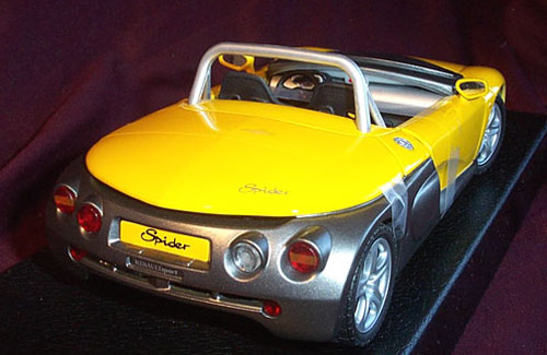1998 Renault Spider Sport - Yellow (Anson) 1/18