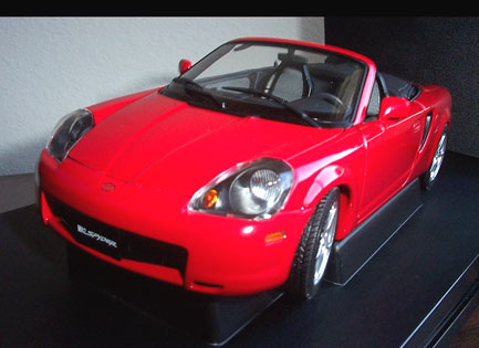 2000 Toyota MR2 Spyder - Red (AUTOart) 1/18