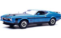 1971 Mustang Mach 1 351 - Grabber Blue (SunStar) 1/18