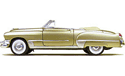 1949 Cadillac Coupe de Ville - Gold (YatMing) 1/18