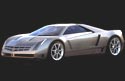 Cadillac Cien V12 Concept - Silver (Hot Wheels) 1/18