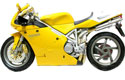 2002 Ducati 998s Testastretta - Yellow (NewRay) 1/12