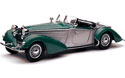 1939 Horch 855 Roadster - Green w/ Silver (SunStar) 1/18