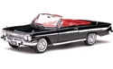1961 Chevy Impala Convertible - Black (Sun Star) 1/18