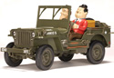 Laurel and Hardy in Army Jeep (Gate) 1/18