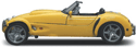 1998 Panoz AIV Roadster - Yellow (AUTOart) 1/18
