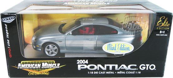 2004 Pontiac GTO Chrome Chase Car (Ertl) 1/18