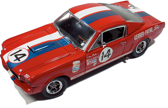 1965 Shelby GT350R - Dan Gerber #14 (Lane Exact Detail) 1/18