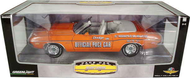 1971 Dodge Challenger Convertible Indy 500 Pace Car (Greenlight Collectibles) 1/18