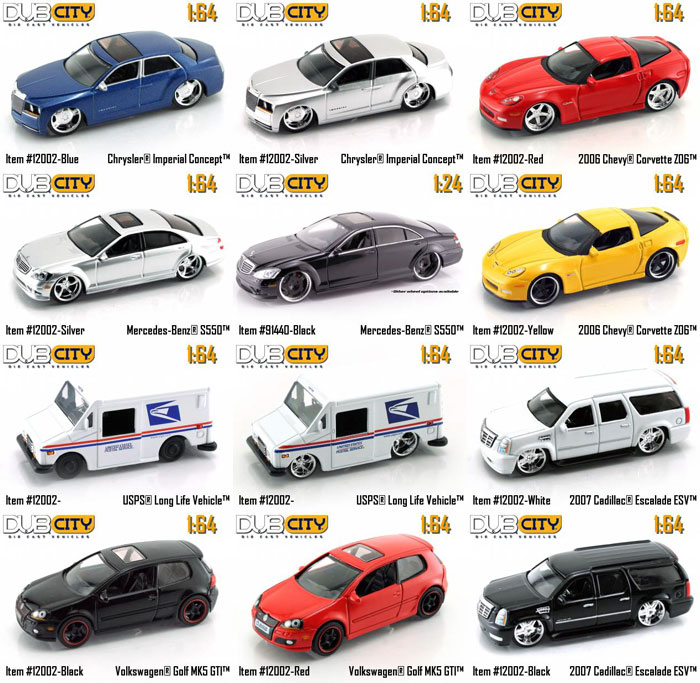 1/64 DUB City Cars and Trucks Wave 16 - Set of 12