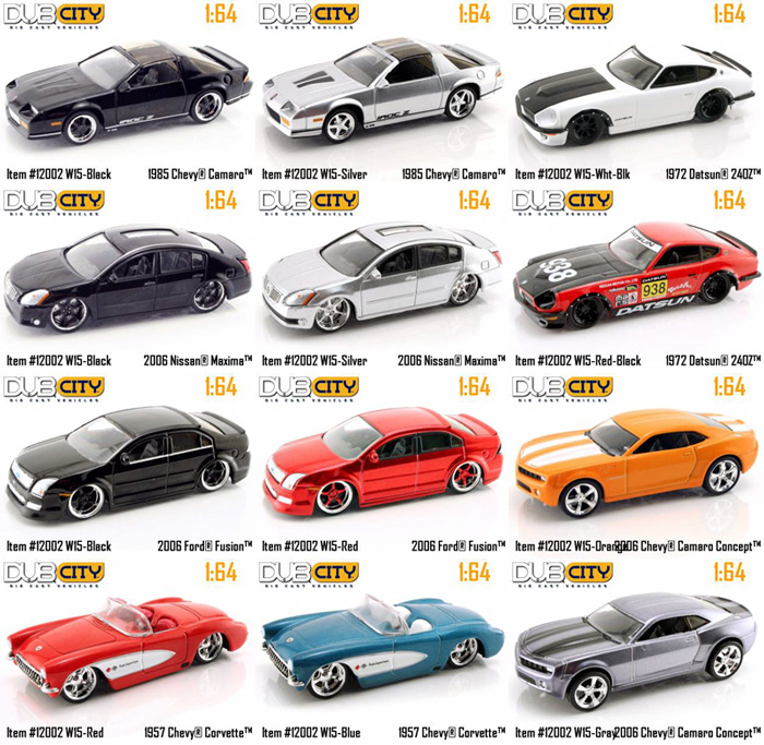 1/64 DUB City Cars and Trucks Wave 15 - Set of 12