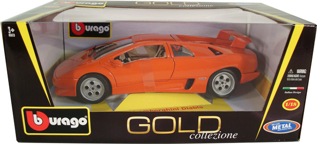 Lamborghini Diablo - Orange (Bburago) 1/18