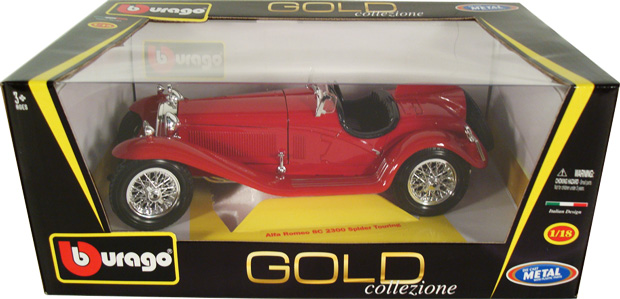 1932 Alfa Romeo 8C 2300 Spider Touring (Bburago) 1/18